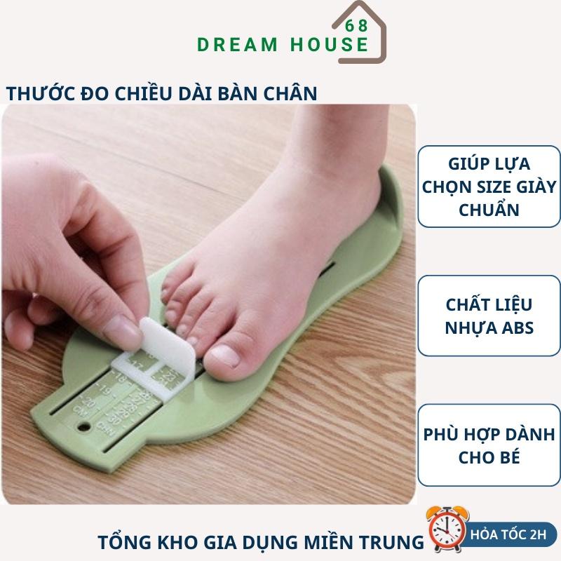 Thước Đo Chiều Dài Bàn Chân - Kích Cở Giày Cho Bé