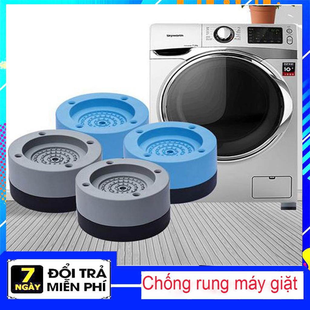 Combo 2 sét đệm cao su lót chân máy giặt chống rung chống ồn