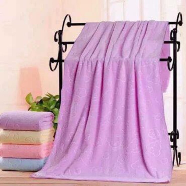 Combo 3 chiếc khăn tắm siêu mềm siêu thấm nước