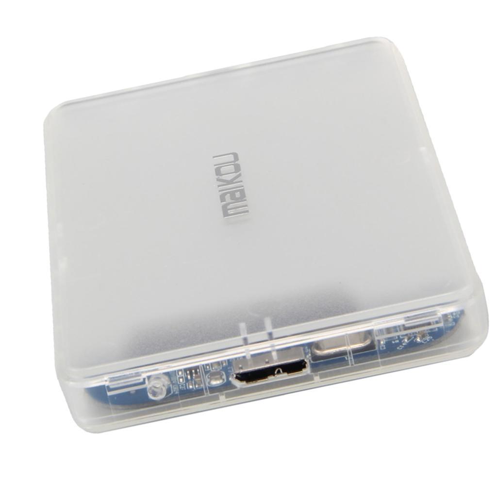 2.5inch USB 3.0 HDD SATA External Hard Drive Disk Enclosure Case Tool-free#2