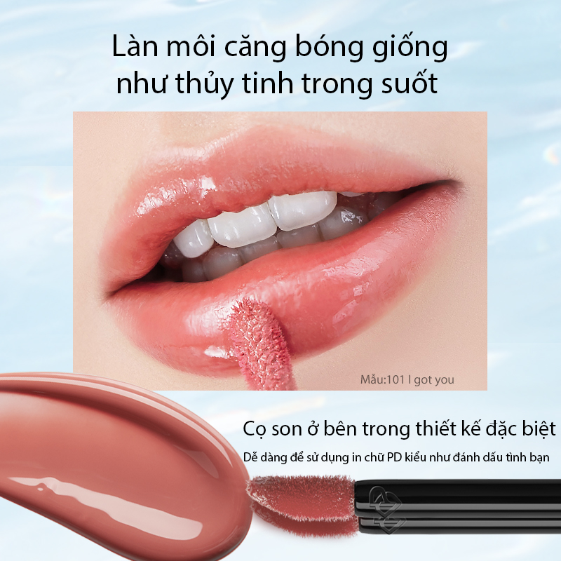 Son Bóng ReadMe Rippled Lip Gloss High Shine Finish Perfect Diary Nhiều Màu Tùy Chọn 4G