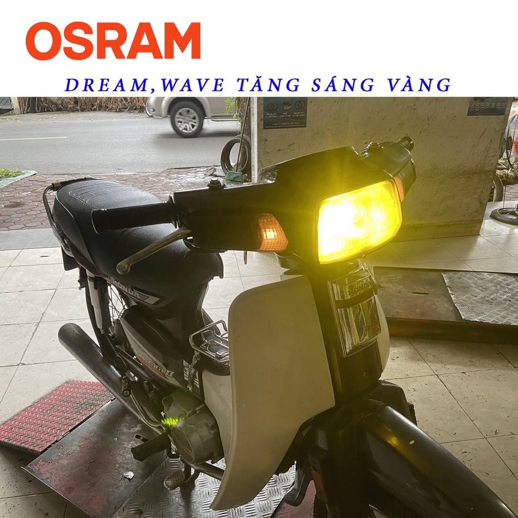 Bóng đèn LED OSRAM T19 Dream, Wave , Airblade xe thái tăng sáng màu vàng phá sương Cường độ màu 2700k Kelvin