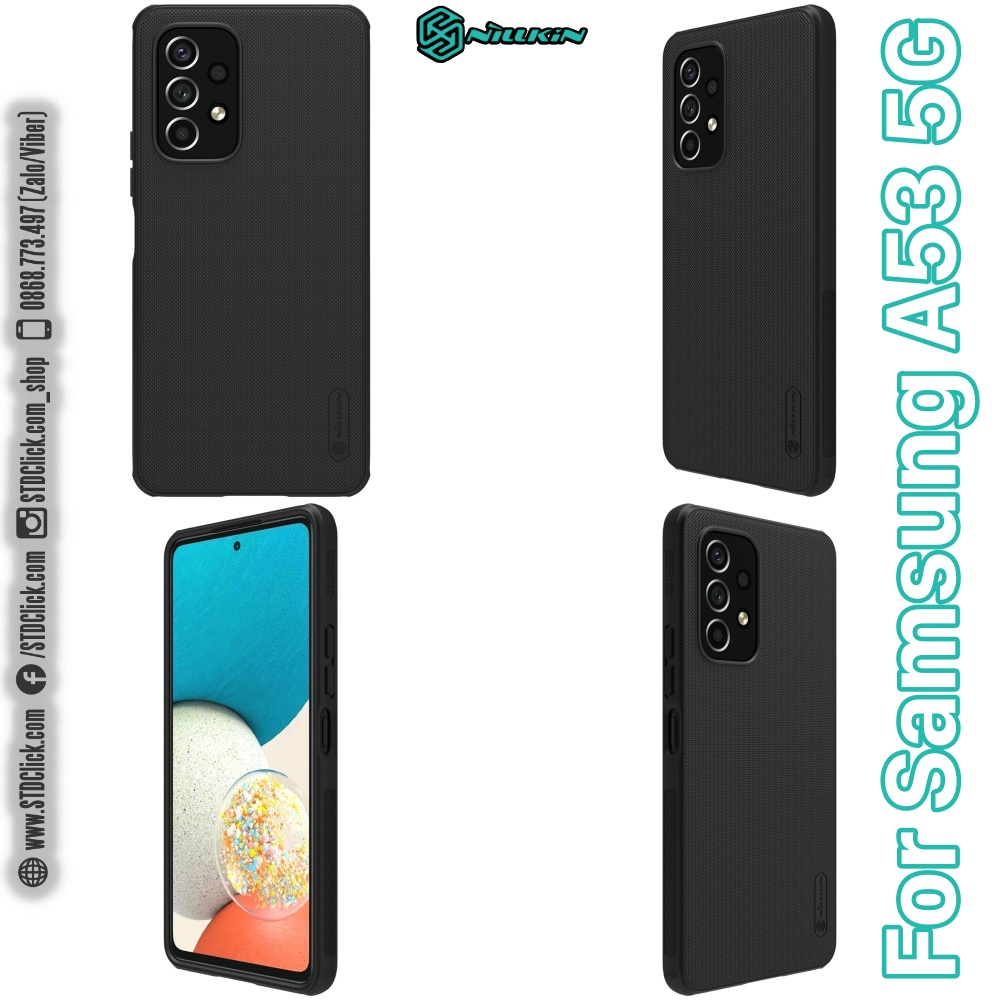 ỐP LƯNG DÀNH CHO ĐIỆN THOẠI SAMSUNG GALAXY A53 5G NILLKIN NHỰA CỨNG VIỀN DẺO