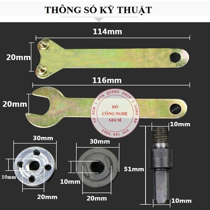 Combo Bộ Đế chuyển máy khoan thành máy mài đa năng + Vòng bảo vệ