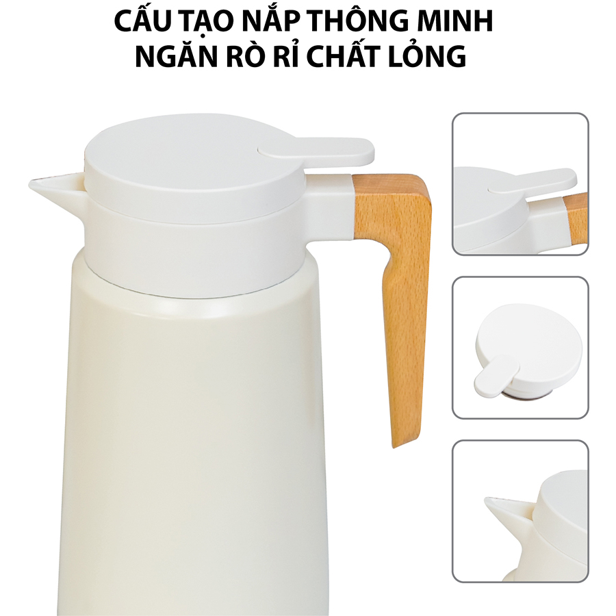 Bình Pha Cà Phê Cán Gỗ La Fonte