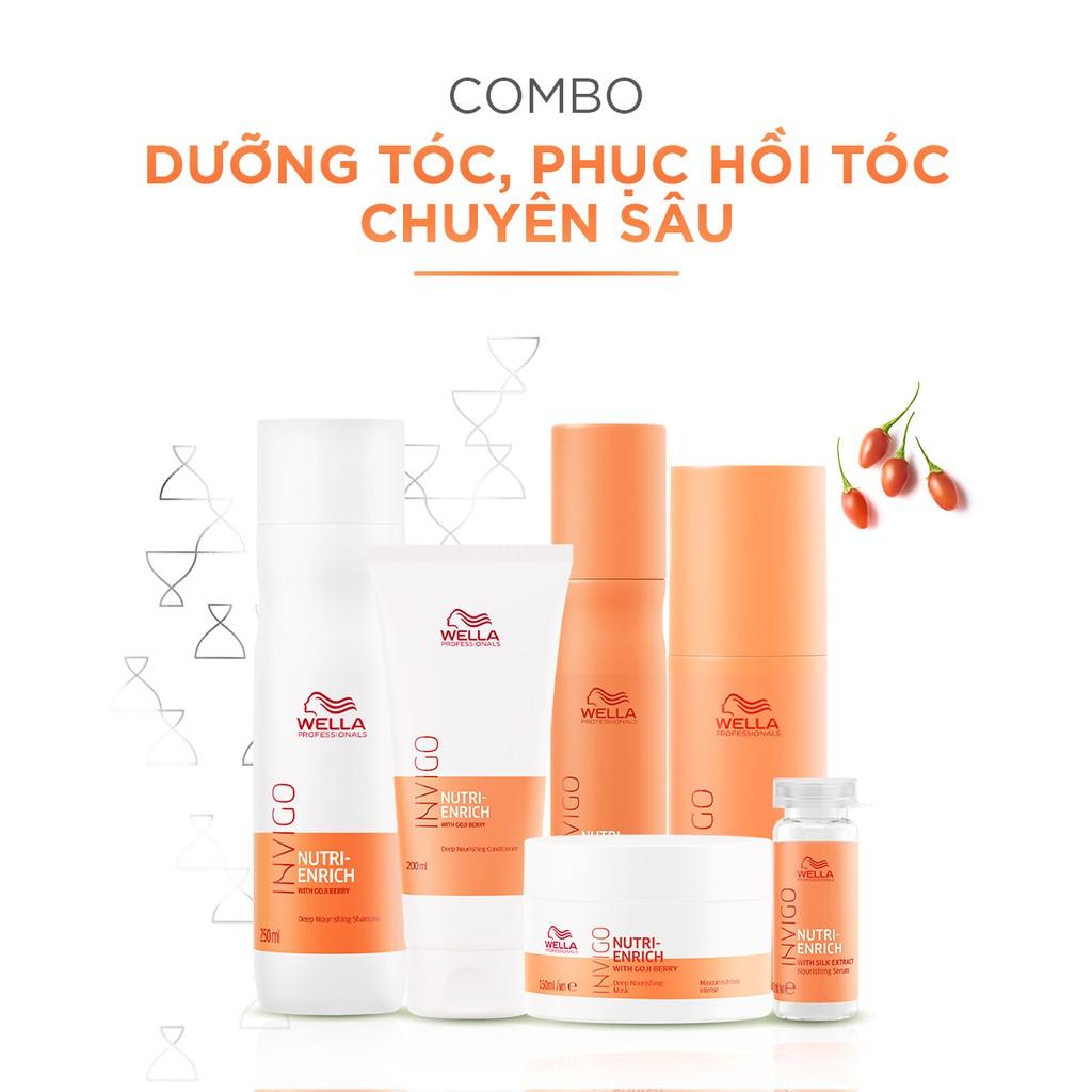 Dầu Xả Wella Invigo Tăng Cường Dưỡng Chất, Phục Hồi Tóc Khô Xơ Nutri Enrich Conditioner