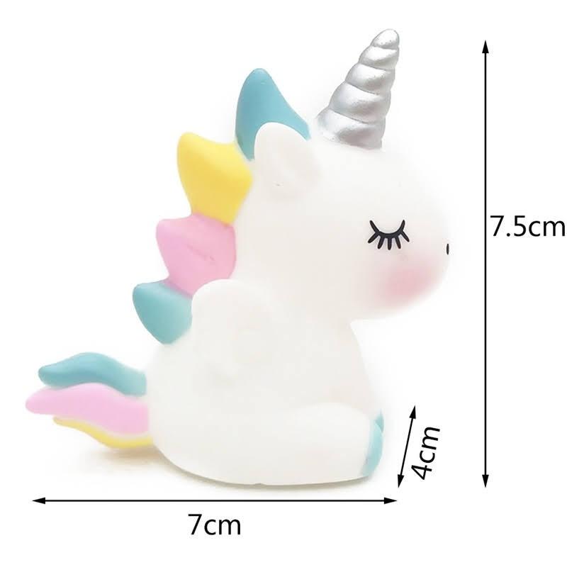 Phụ kiện Ngựa unicon, kì lân trang trí tiểu cảnh, trang trí chậu cây, làm đồ thủ công, trang trí bánh gato