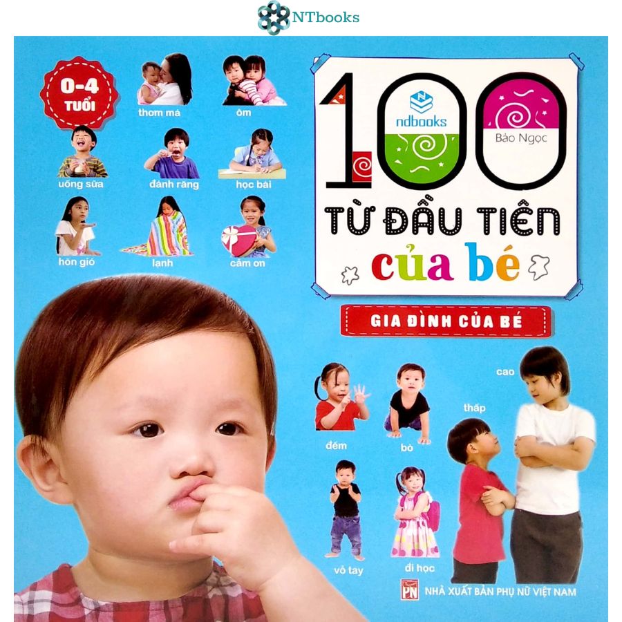 Sách 100 Từ Đầu Tiên Của Bé - Gia Đình Của Bé