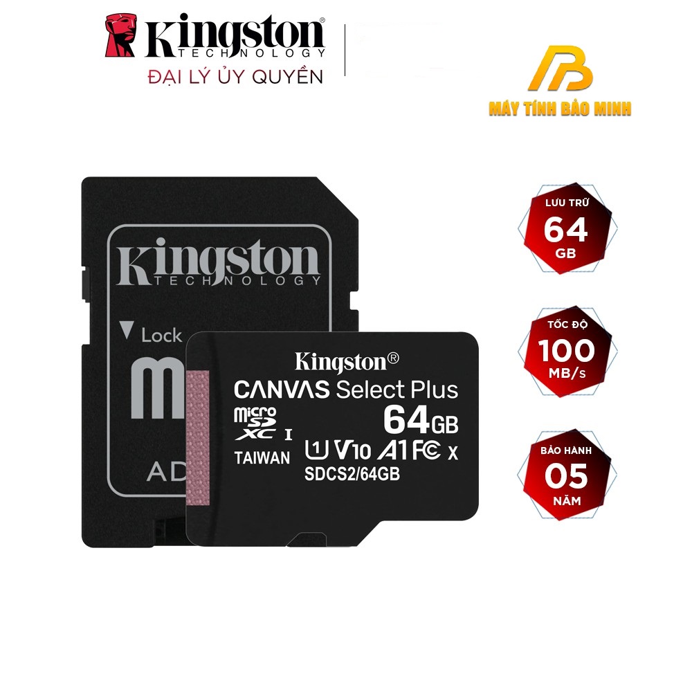 Thẻ Nhớ Kingston SDCS - Hàng Chính Hãng