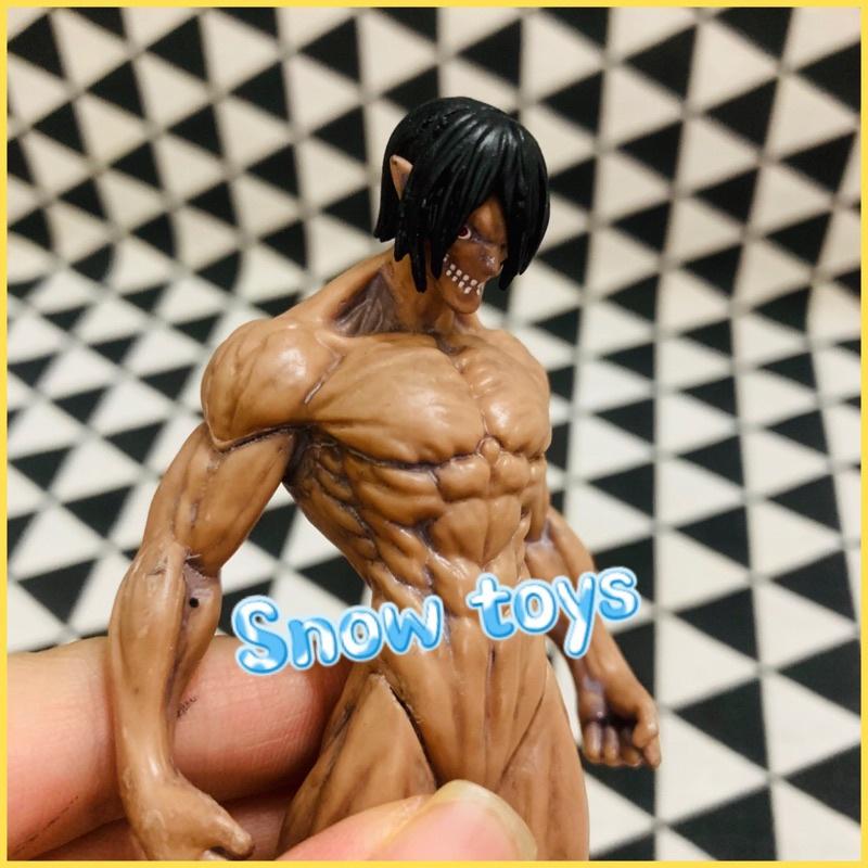 Mô hình Attack On Titan - Titan tiến công Attack Titan - Eren Yeager - Đại chiến Titan - Fullbox - 15cm