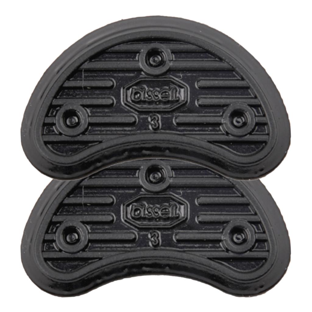 10 Pairs Heel Tips Taps Stick on Sole Repair Replacement High Heel Shoe Care