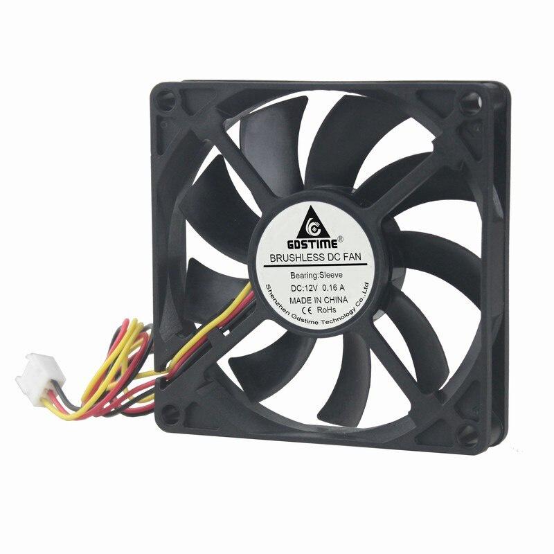 1 Pcs Gdstime DC 11V 3Pin FG 80mm*80mm*11mm PC Brushless Cooler Motor Cooling Fan 80mm x 11mm 8011S 8cm Three Wires