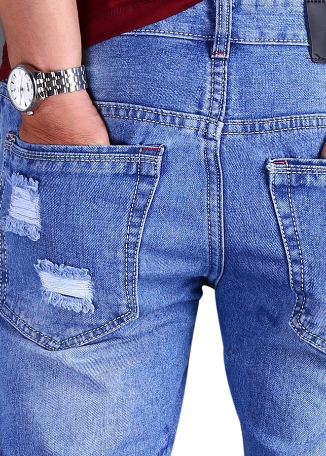Quần Short Jean Nam qq33 Vải Jean Loại Tốt Muidoi