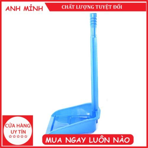 Ky hốt rác nhựa lớn có cán dài