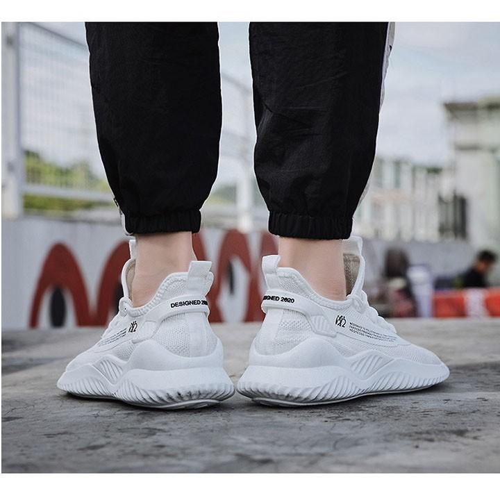 Giày sneaker nam trắng GN779 shop Gấu Nâu chuyên giày nam đẹp