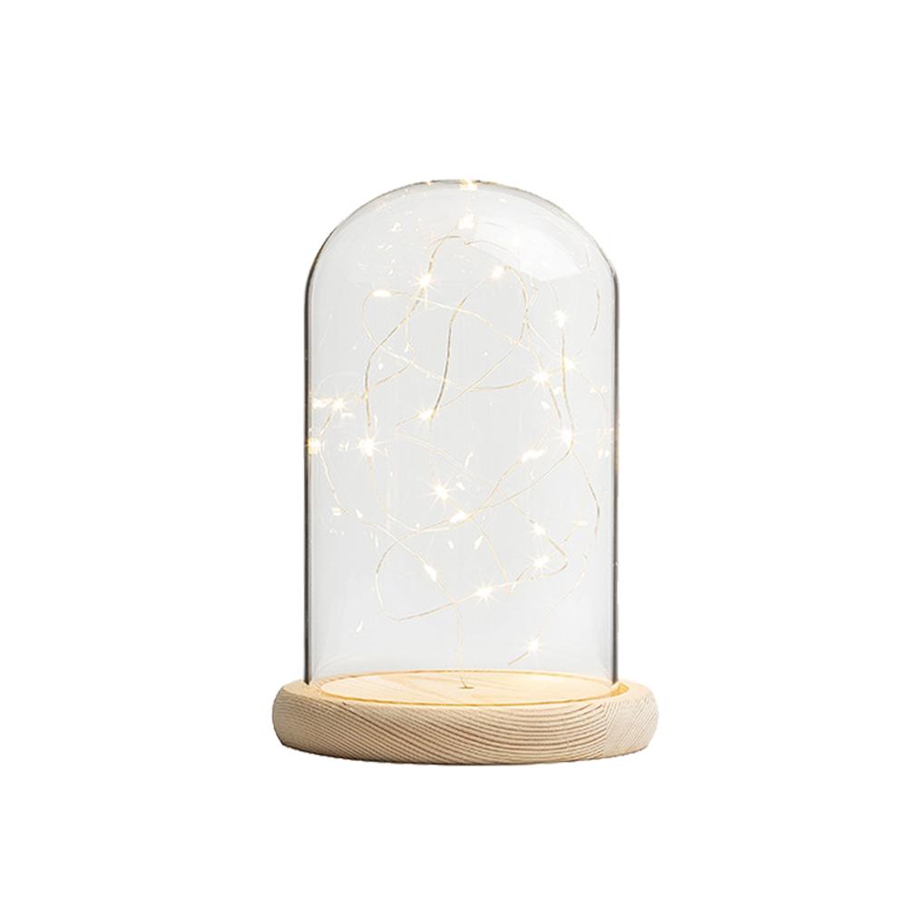 Đế Gỗ Trưng Bày Đèn Led Trang Trí Nhà Cửa