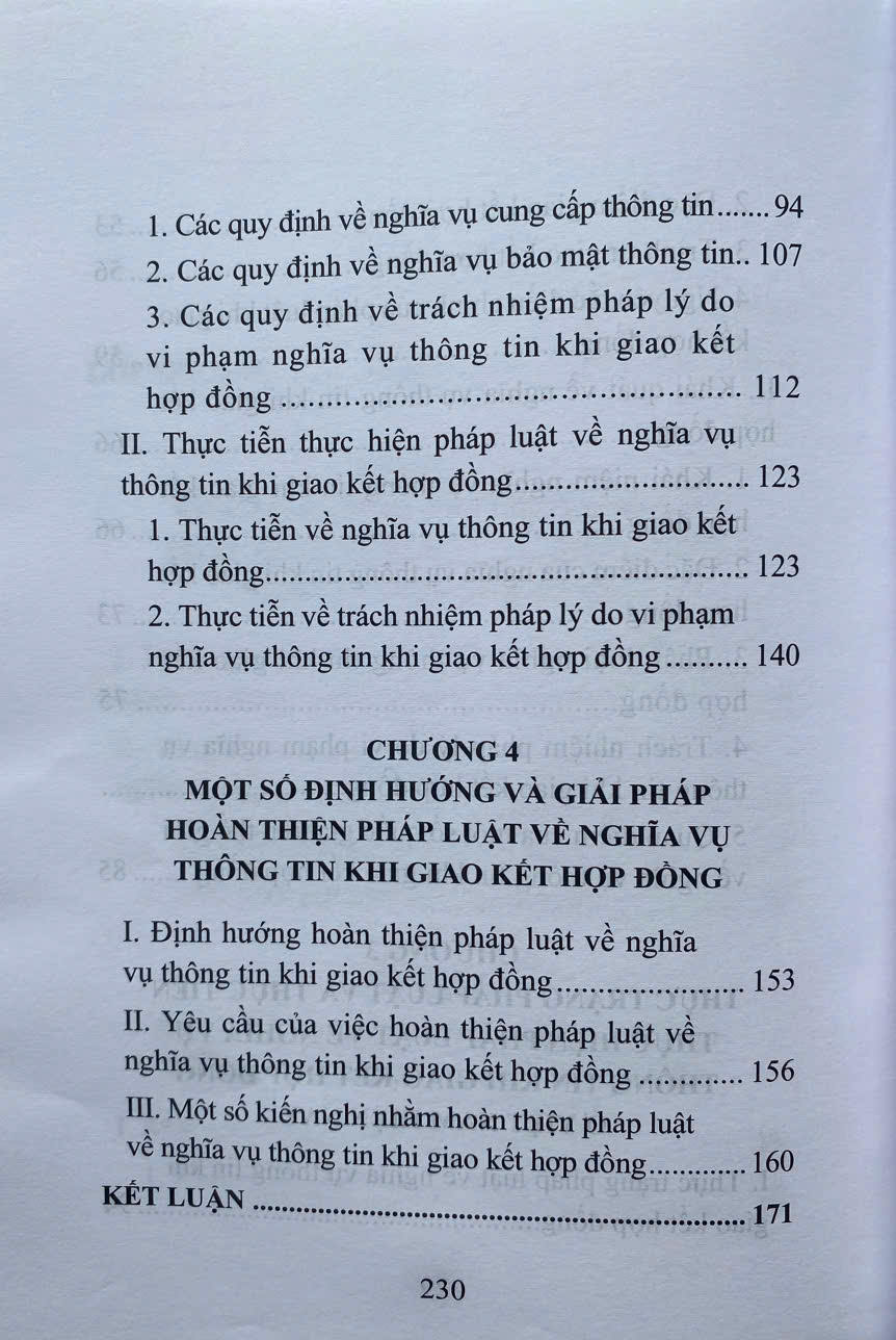 Pháp Luật Về Nghĩa Vụ Thông Tin Khi Giao Kết Hợp Đồng Ở Việt Nam Hiện Nay