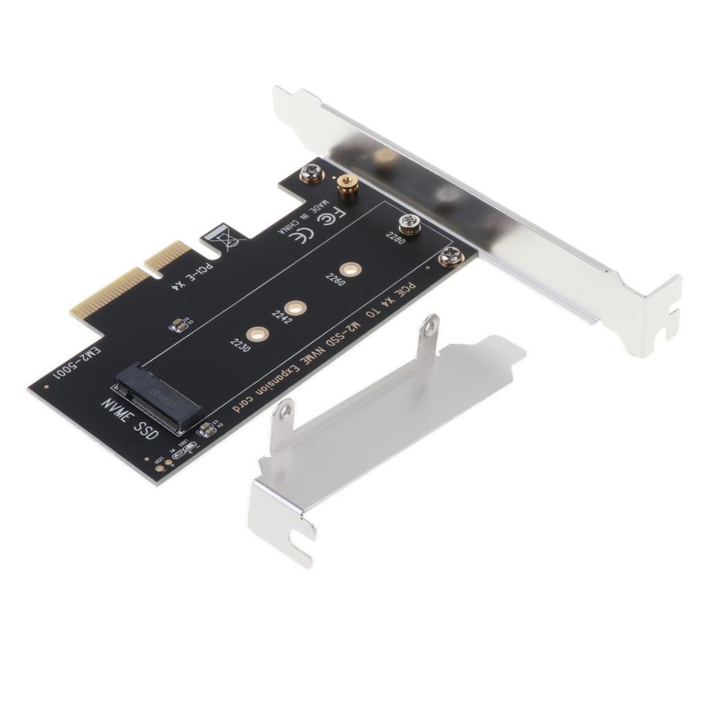 M.2 to PCIE3.0 X4 SSD Adapter M Key Interface Converter Card Full Speed