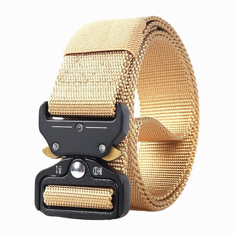 2020 New Men Tactical Belt Adjustable Heavy Duty Military Tactical Waist Belts With Metal Buckle Nylon Belt Hunting Accessories