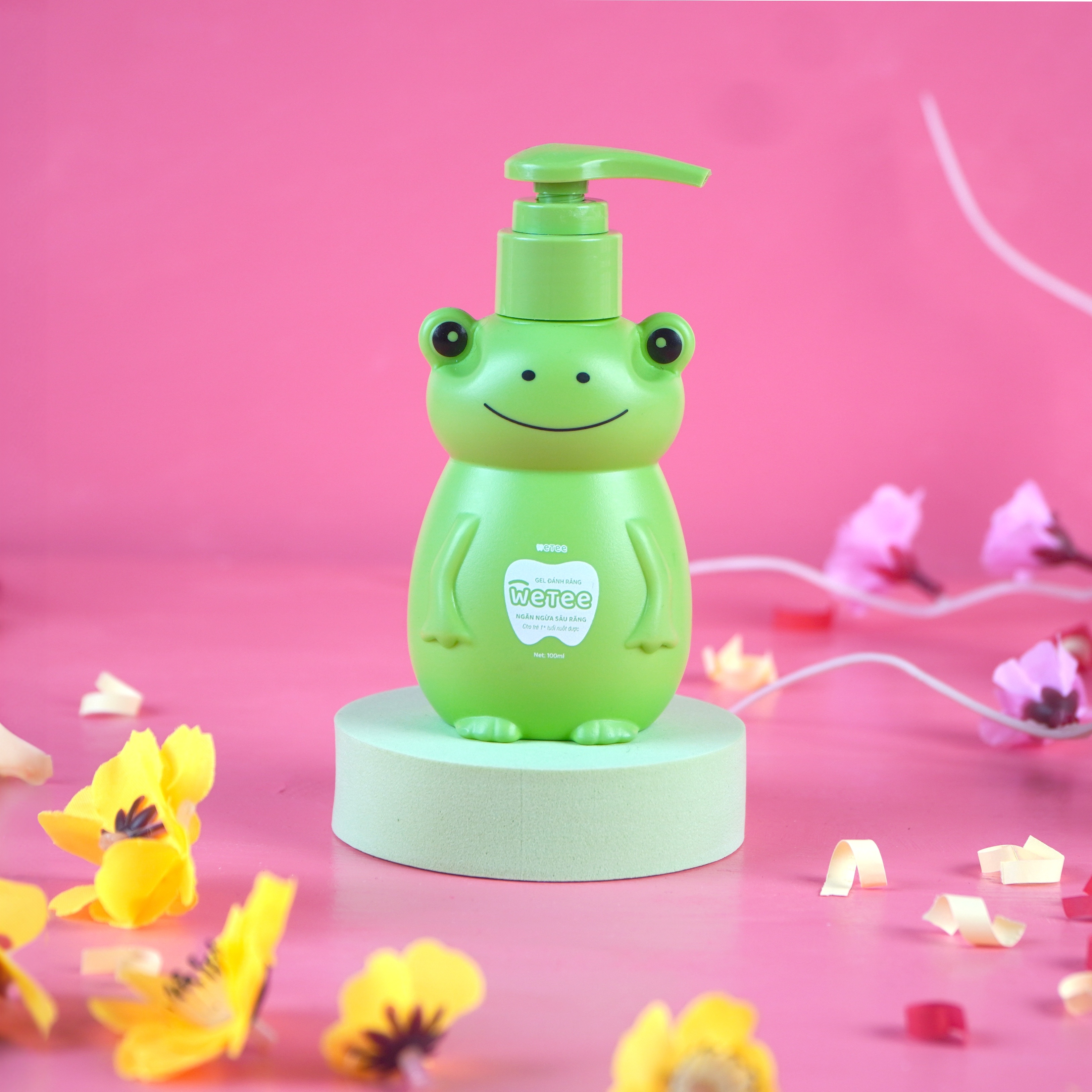 Gel Đánh Răng Wetee Cho Bé 100ml, Thiết Kế Dễ Thương