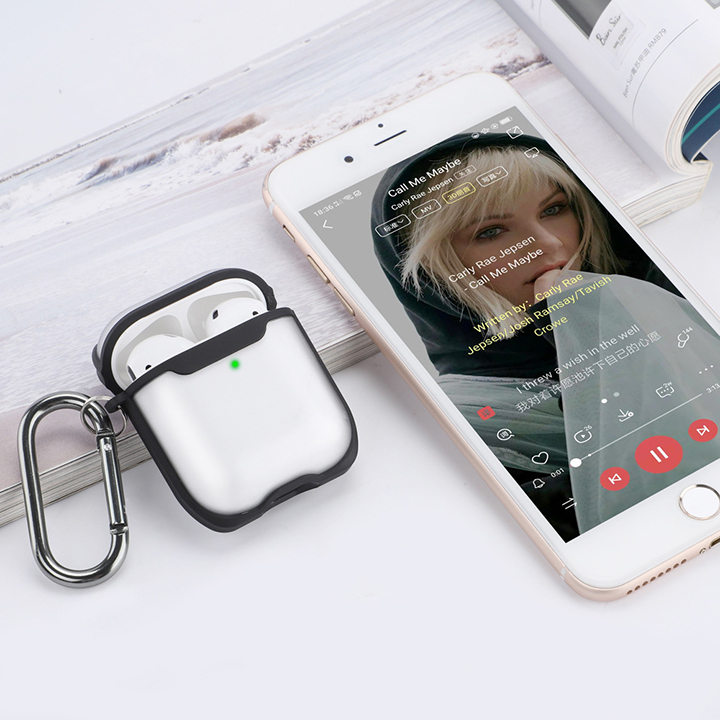Bao case dành cho tai nghe Apple Airpods 1 / 2 hiệu WIWU Eggshell Case chống sốc siêu mỏng bảo vệ toàn diện, vật liệu cao cấp - Hàng nhập khẩu