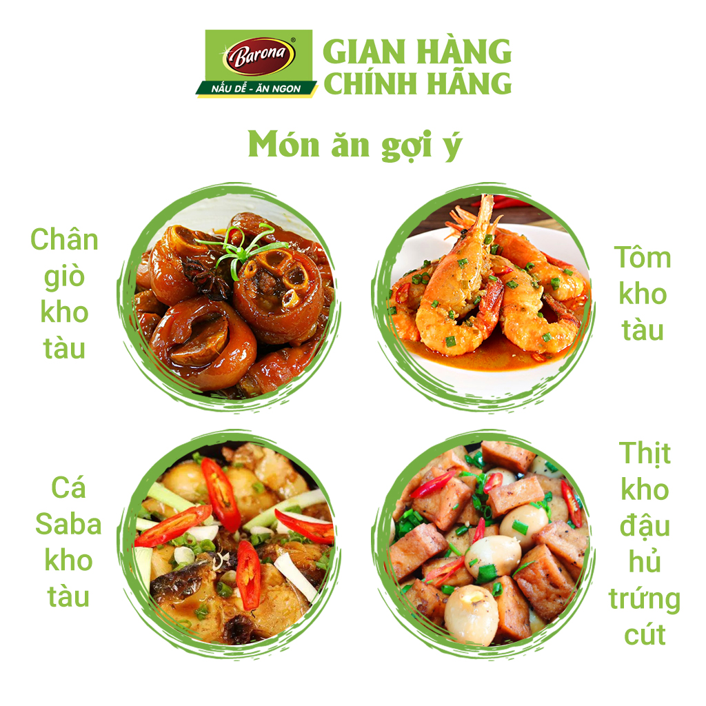 Hình ảnh Combo 3 gói Xốt Gia Vị Hoàn Chỉnh - Thịt Kho Tàu 80g