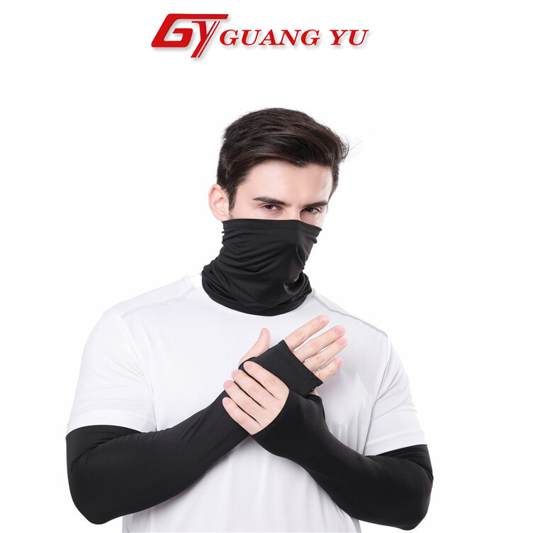 Combo khăn phượt đa năng và tất tay chống nắng chất liệu vải cotton thoáng khí