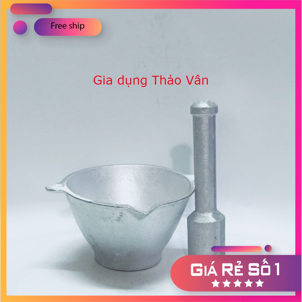 Bộ cối chày gang siêu bền