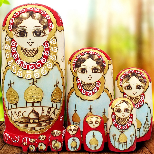 Búp bê Nga Matryoshka bộ 10 con