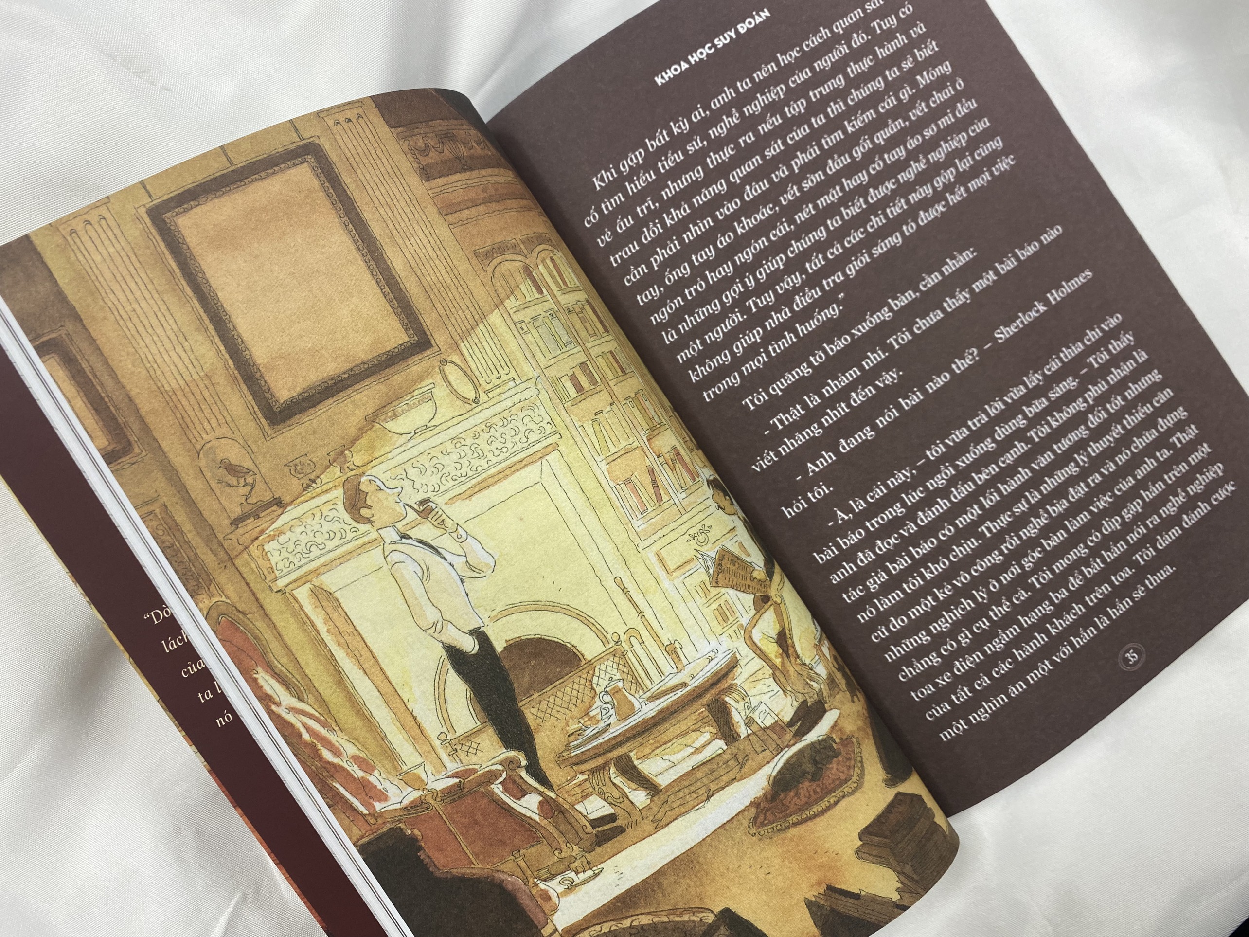 VỤ ÁN ĐẦU TIÊN CỦA SHERLOCK HOLMES - Cuộc điều tra màu đỏ – Arthur Conan Doyle -Vincent Mallié minh hoạ – Cẩm Vân dịch  - Thái Hà - NXB Hà Nội