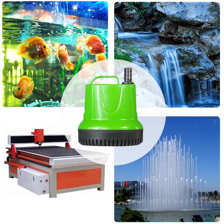 Bơm chìm hút cặn đáy bể cá 6W-12W-25W tùy chọn