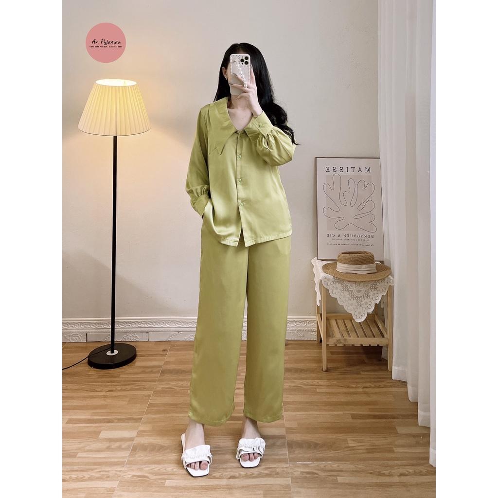 Bộ Pijama LINDA PYS chất lụa ngọc trai cao cấp WPYS003