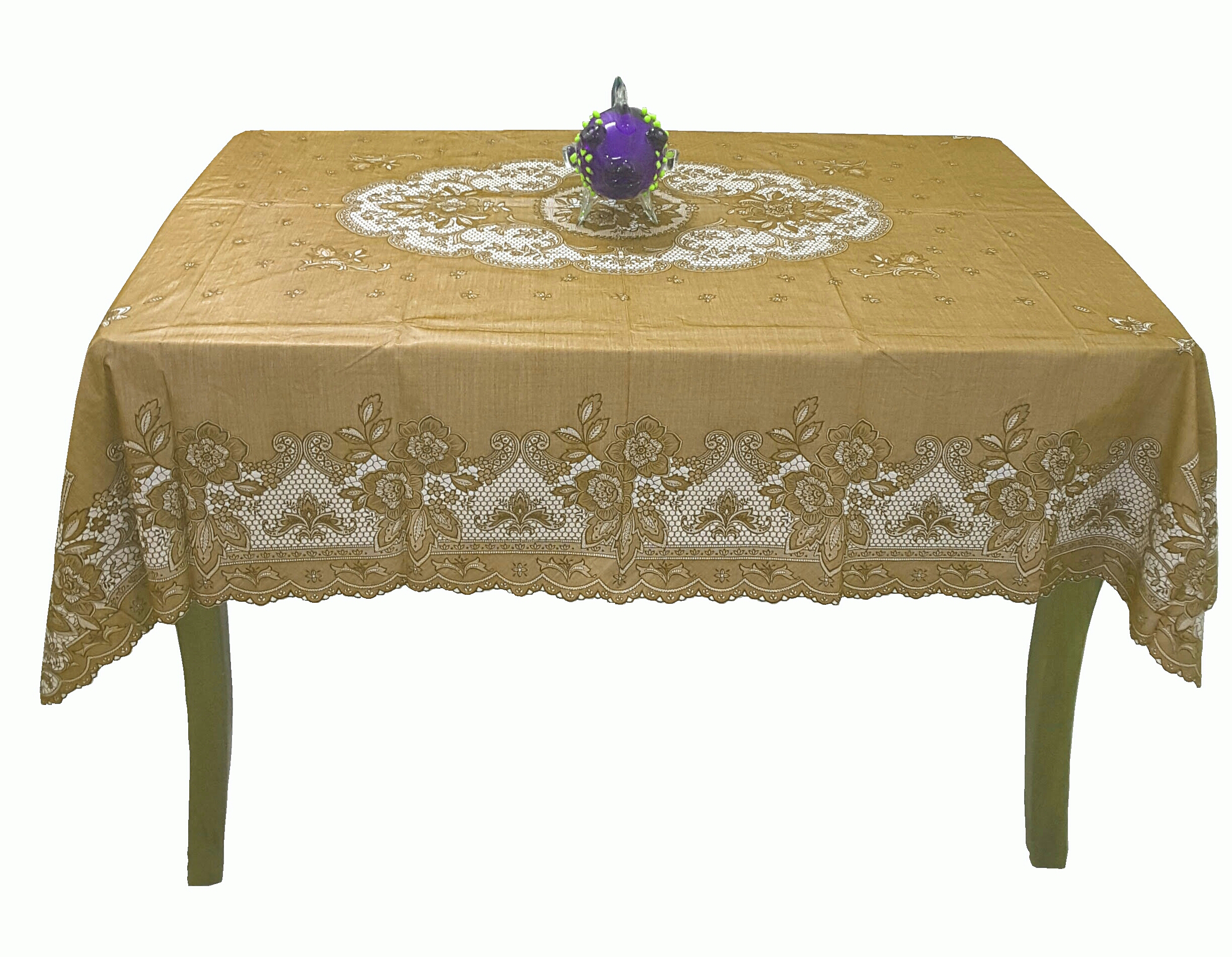 (Tặng 1 lót phần ăn) Khăn Trải Bàn PAULEE - FY 116 (135 x 180 cm), nhựa PVC dẻo, không thấm nước, dễ vệ sinh