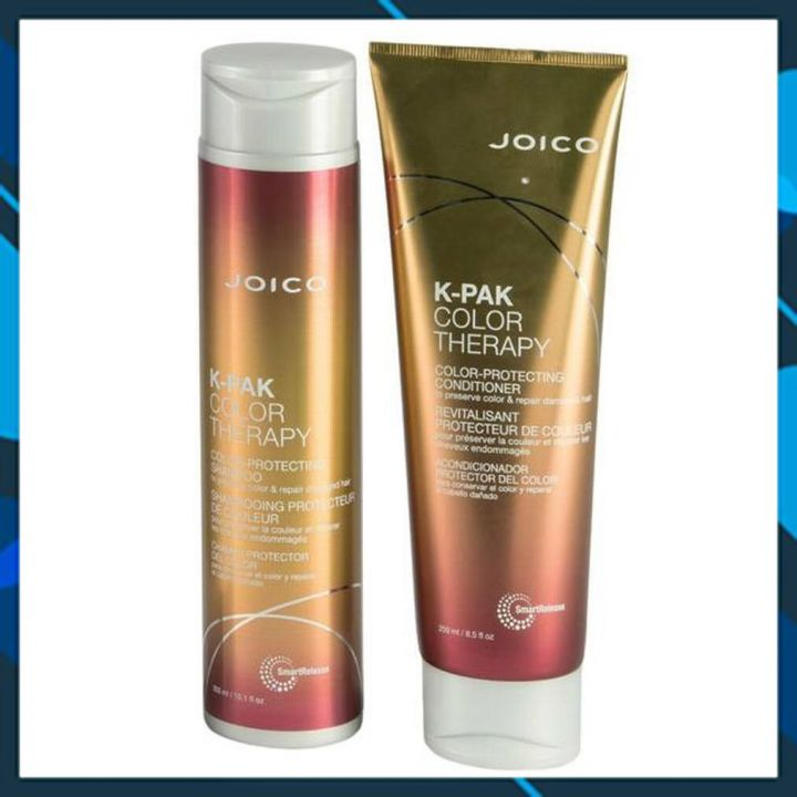 BỘ DẦU GỘI XẢ JOICO K-PAK COLOR THERAPY TO PRESERVE COLOR &amp; REPAIR DAMAGE - GIỮ MÀU VÀ PHỤC HỒI TÓC HƯ TỔN 300ML/250ML