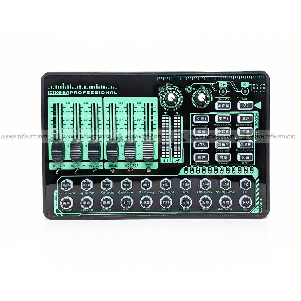 Combo soundcard H9 + Micro ALC 280 thu âm. hát karaoke, livetream mọi lúc mọi nơi