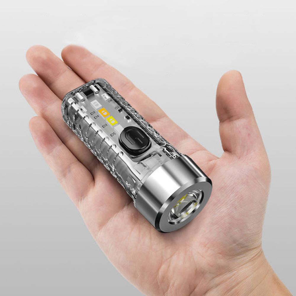 Mini Multi-function High Brightness Keychain Flashlight Outdoor and Home-use Multi-modes Portable Flashlight Light-weight Keychain Light