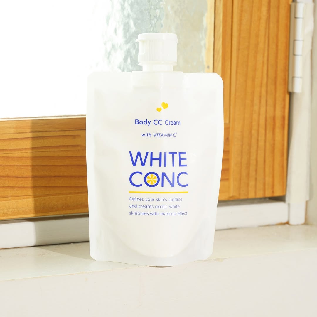 Set Sữa Tắm Dưỡng Trắng Da Và Kem CC Dưỡng Trắng Da Toàn Thân White Conc (Set 360ML &amp; 200G)