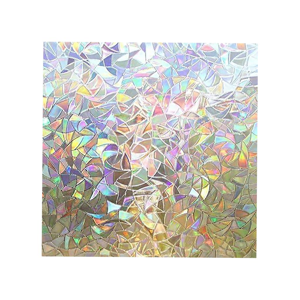 Decorative 3D Static Privacy Window Glass Screen Film Sticker Home 45X200cm