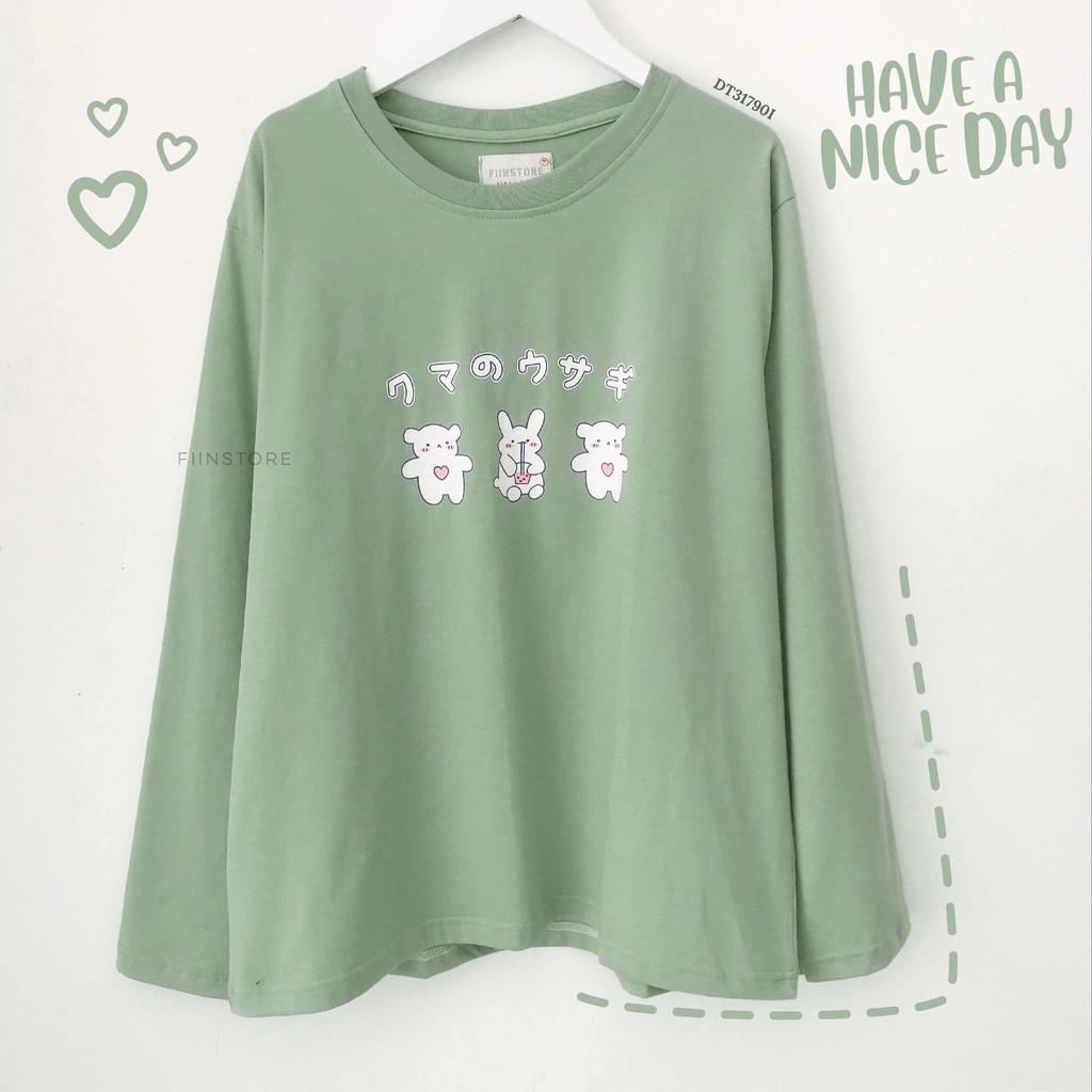 Áo dài tay 3 gấu bao xinh - made in FIIN