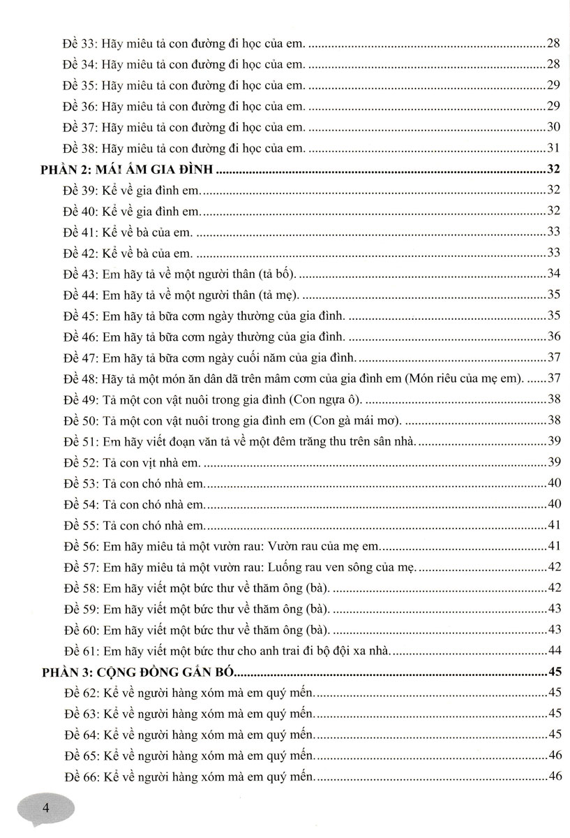 199 Bài và Đoạn Văn Hay Lớp 3