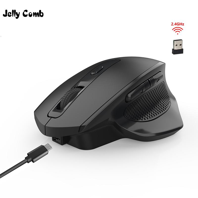 Sữa Ong Chúa Lược Sạc Chuột Game Không Dây 2.4G Ergonomic Thiết Kế 6 Nút Bấm Silent Chuột Cho Laptop Máy Tính Xách Tay Máy Tính Để Bàn Chuột