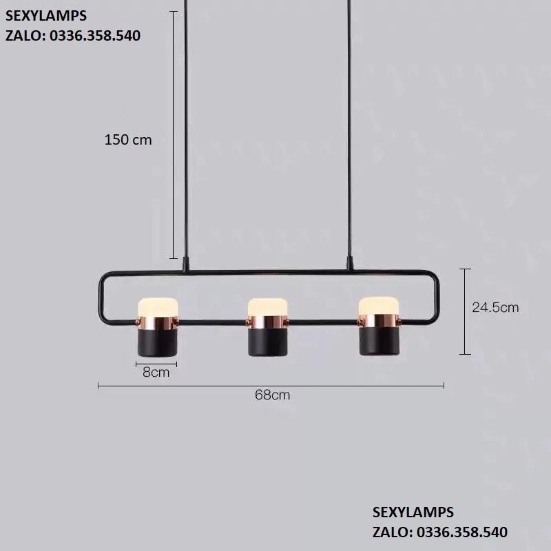 Đèn thả bàn ăn, đèn thả ống bơ, đèn thả quầy bar, đèn thả quán cafe
