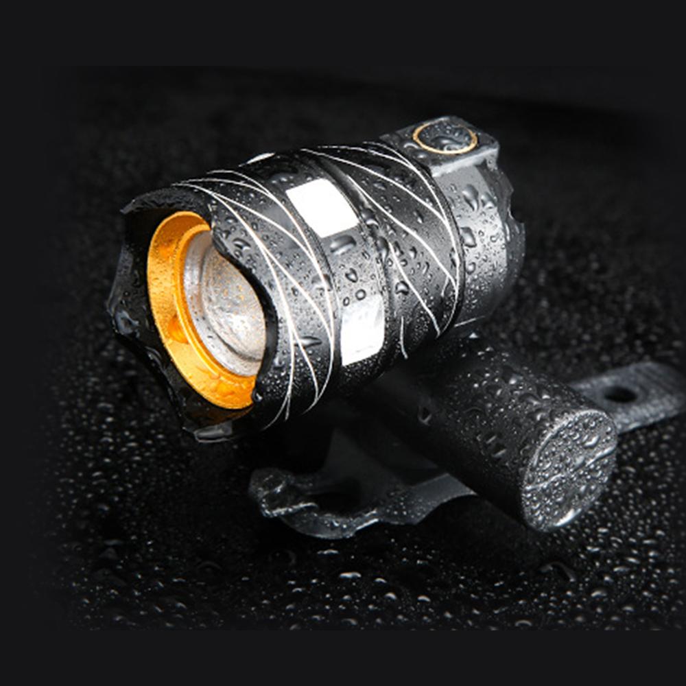 Đèn chiếu sáng phía trước cho xe đạp, chống nước, sạc USB