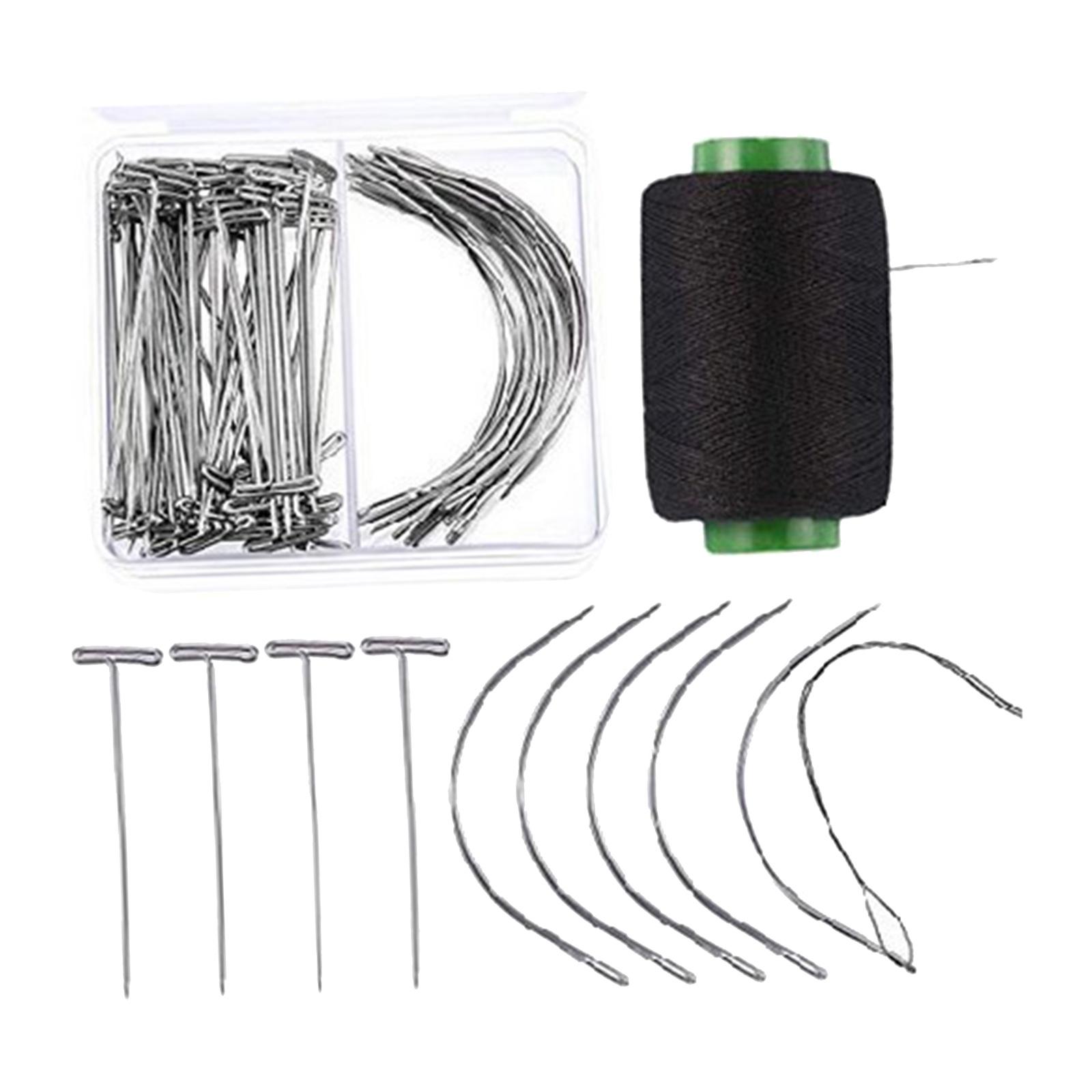Wig Making Needle Carpet Leather Canvas Repair C Type J Curved Needles