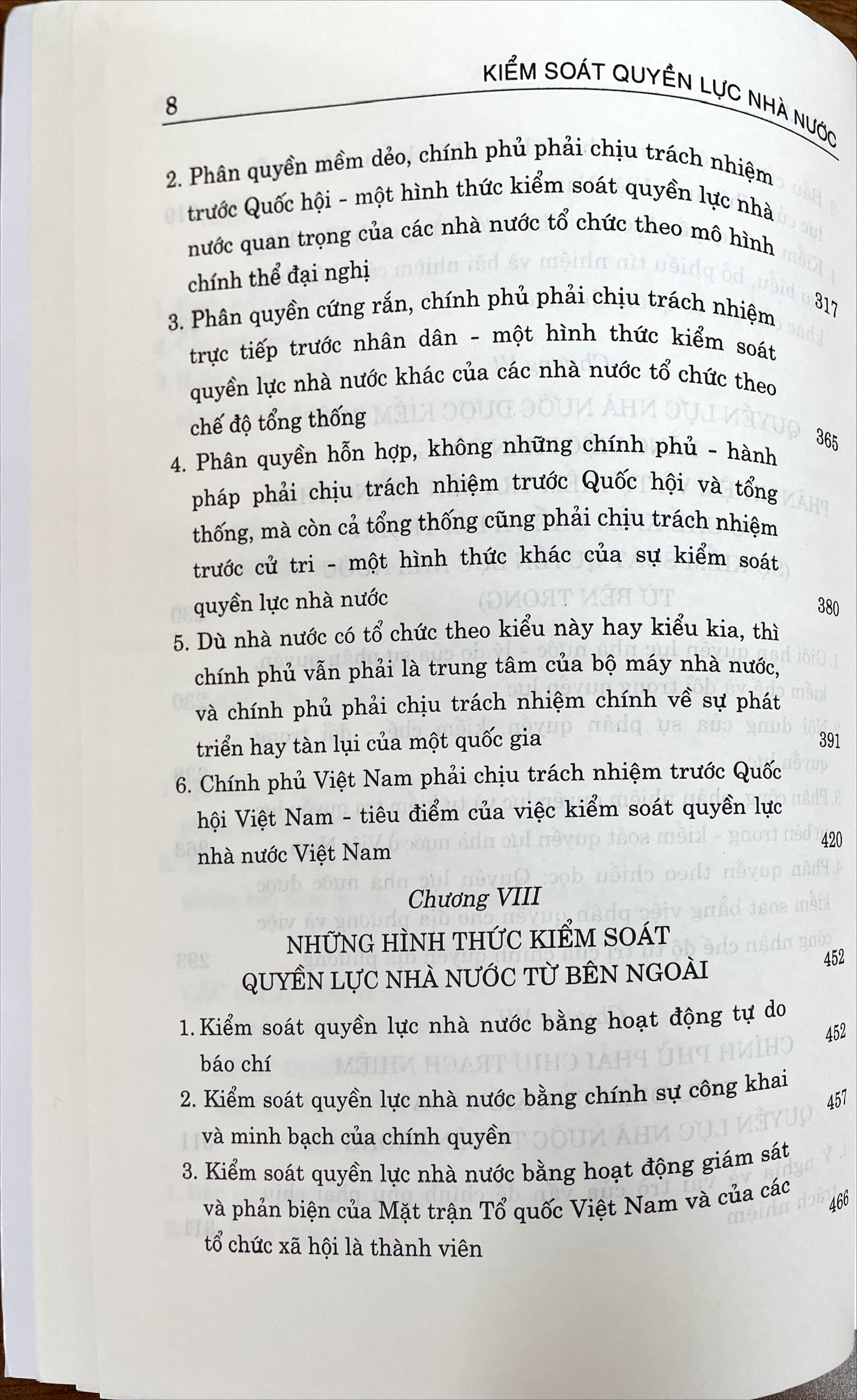 Kiểm soát quyền lực nhà nước