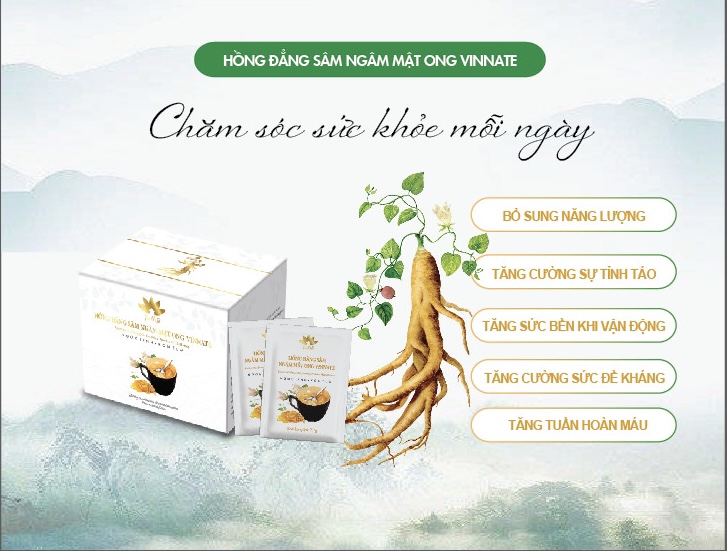 Hồng Đẳng Sâm Ngâm Mật Ong Vinnate