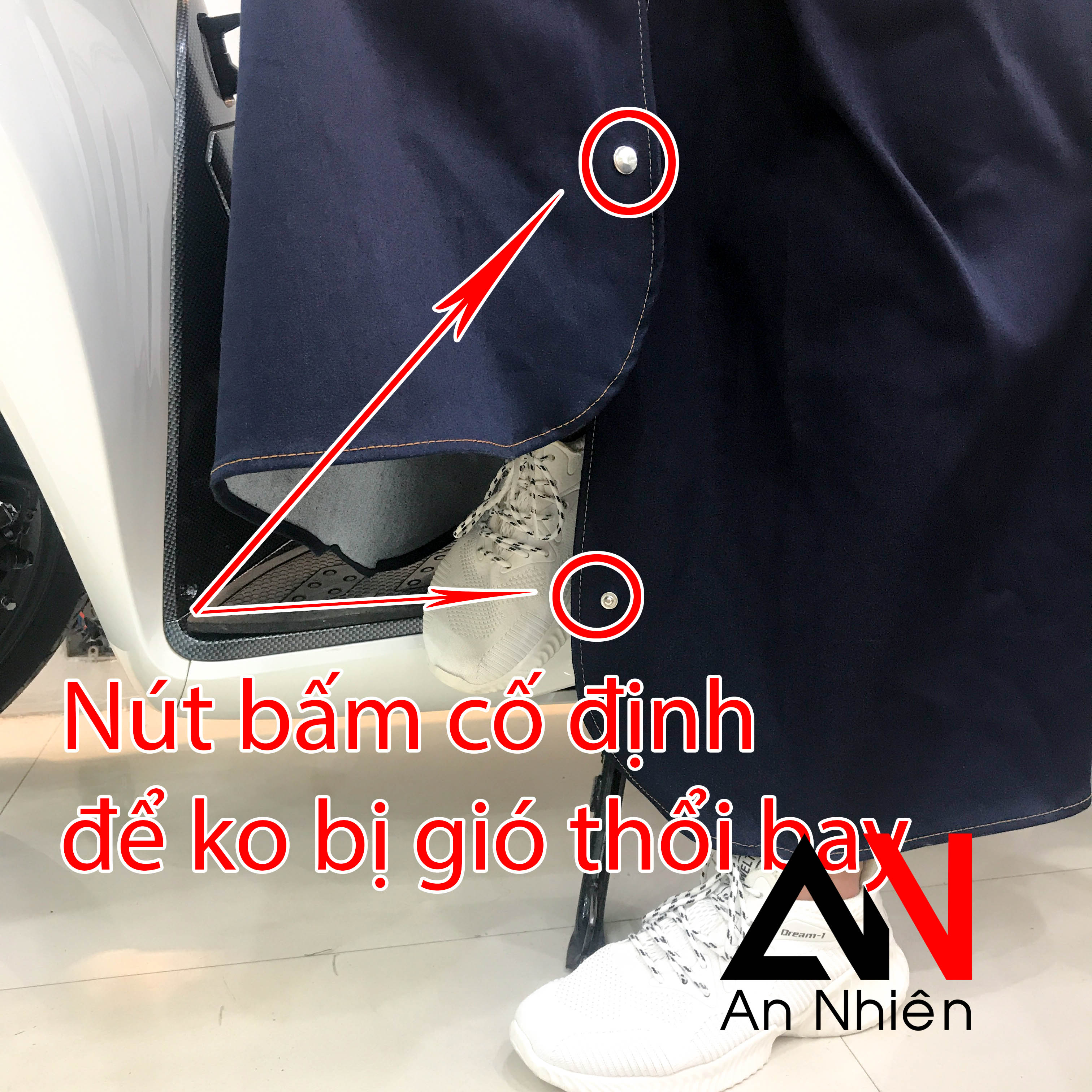 Váy chống nắng freeSize JEAN trơn xẻ tà