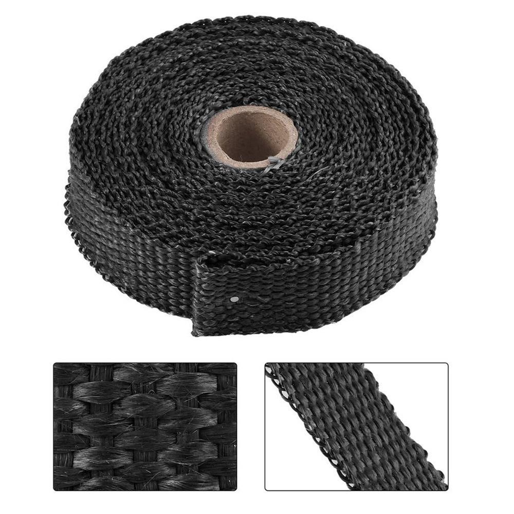 Vải quấn cổ pô chống nóng màu đen,vải chống nóng ,vải chống phỏng cổ pô xe đơn vị tính 1m chiều dài