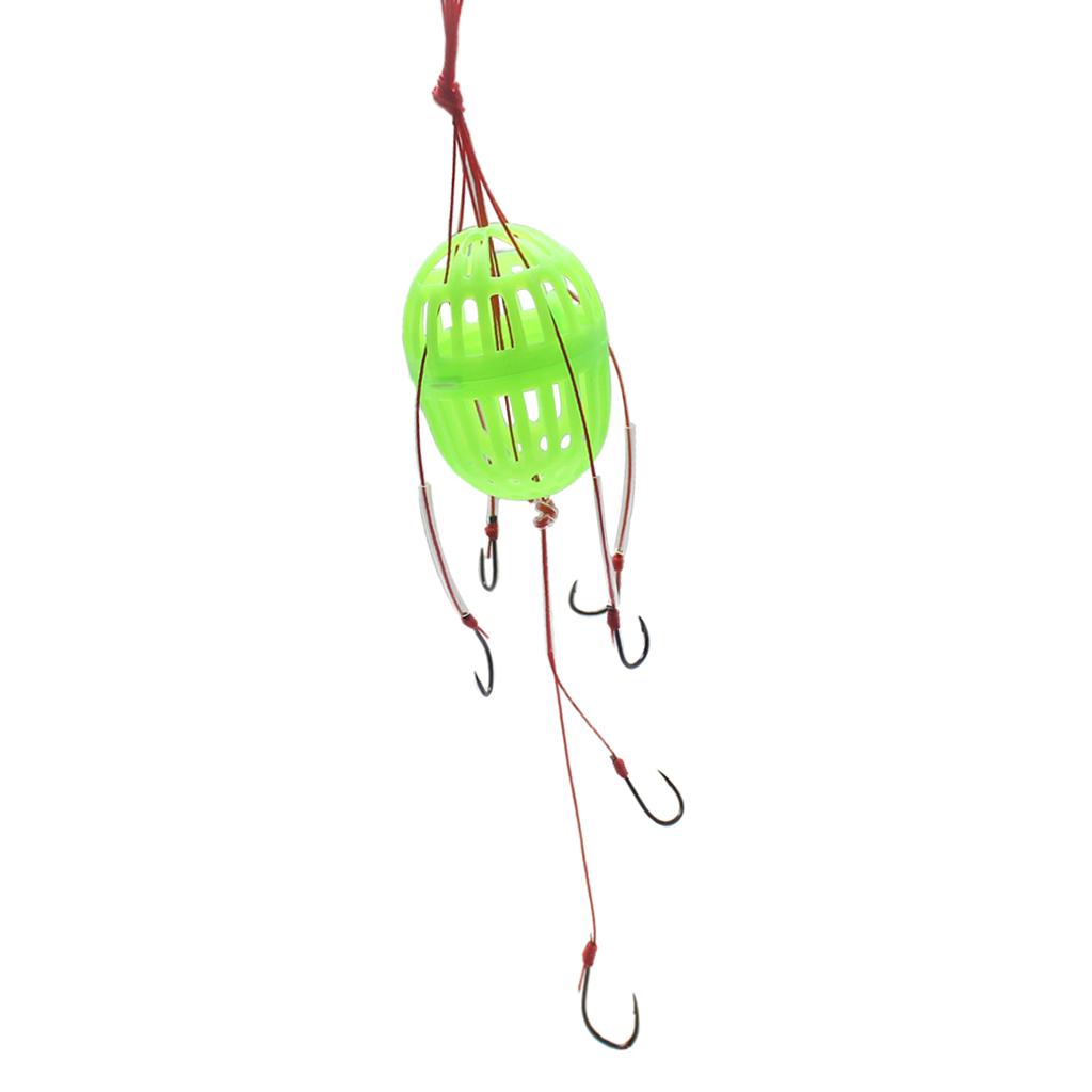 Explosive Fishing Hooks Bait Cage Trap Hook Fishing String Hook