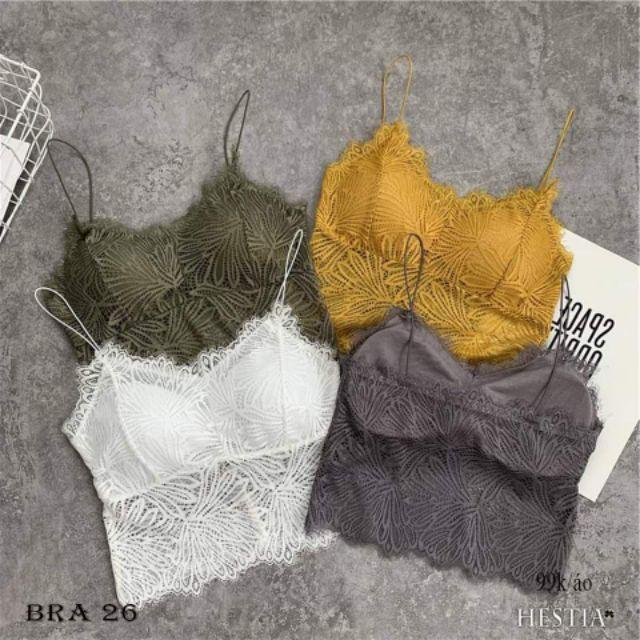 Áo bra mút nâng ngực dáng dài,bra ren,bra tập